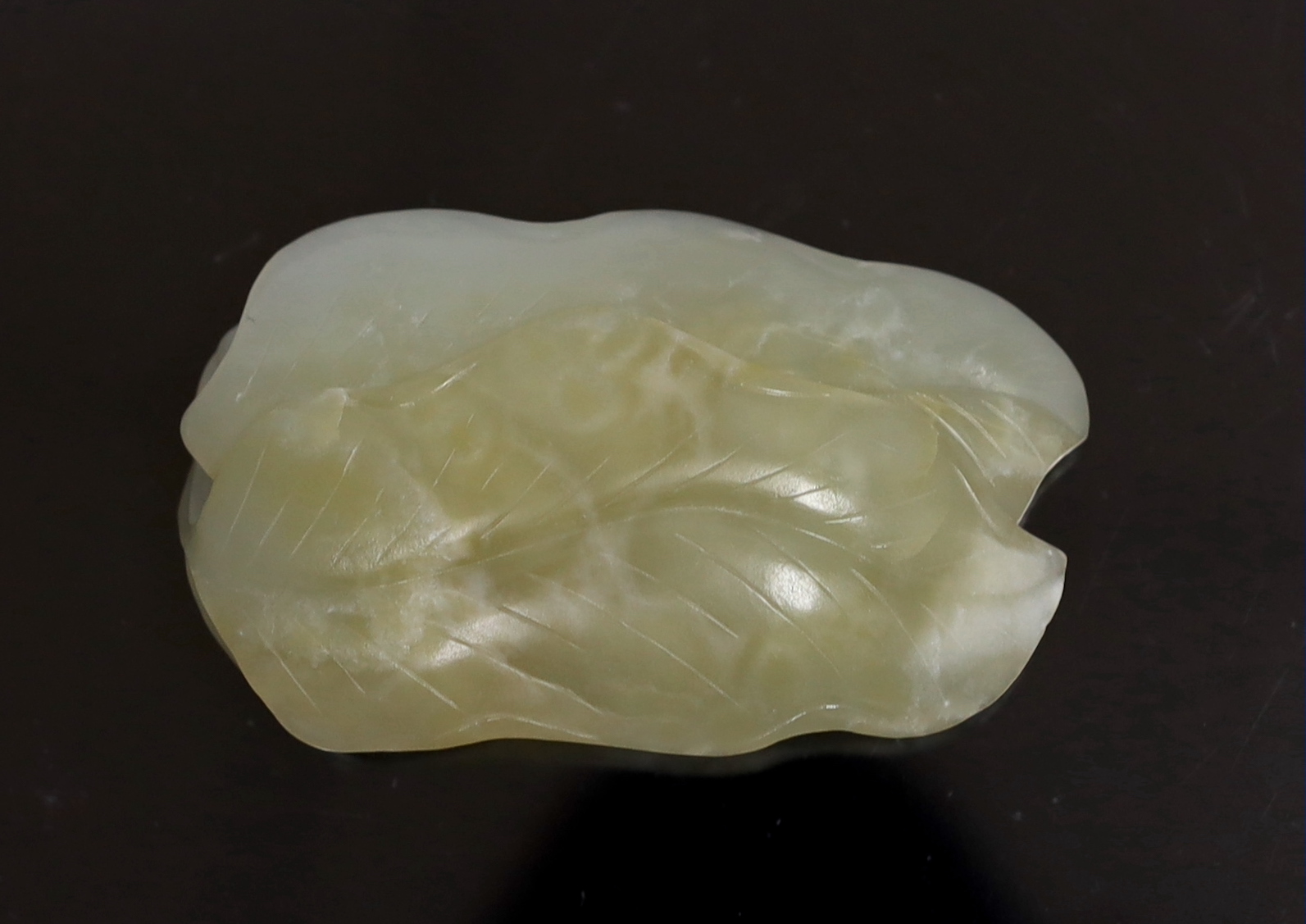 A Chinese jade cicada carving